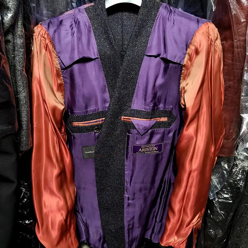 [BUNJANG] Vanhart di Albazar Ariston Wool Silk Cashmere Tweed Jacket / 반하트 디 알바자 / 이태리 아리스톤 울실크캐시 트위드 자켓 / 100