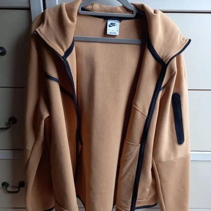 [BUNJANG] Nike Tech Fleece Hoodie Zip-up Beige XL / 나이키 테크 플리스 후드집업 베이지 xl