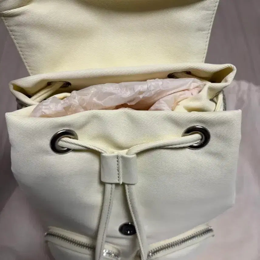 [BUNJANG] Minitmute Clo Backpack Butter / 새상품)미닛뮤트 클로백팩 버터