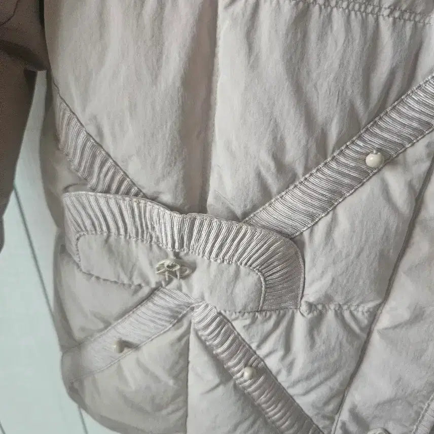 [BUNJANG] O'zsecnd Quilted Goose Down Jacket / 오즈세컨 퀼팅 자켓  거위털 패딩 아이보리