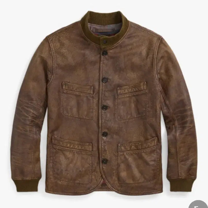 [BUNJANG] RRL Cacoat (S) - Outerwear / RRL 레더 카코트 S