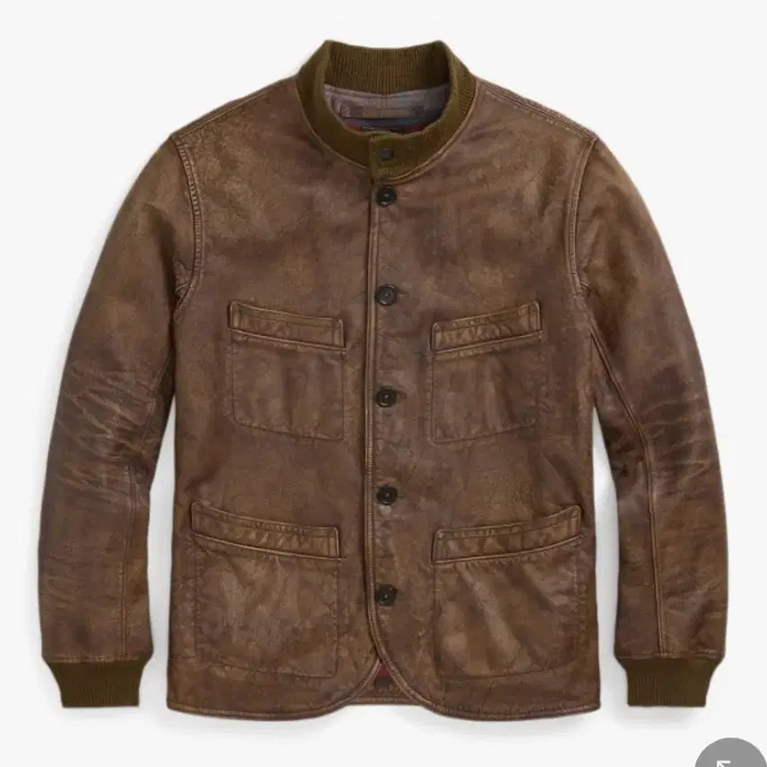 [BUNJANG] RRL Cacoat (S) - Outerwear / RRL 레더 카코트 S