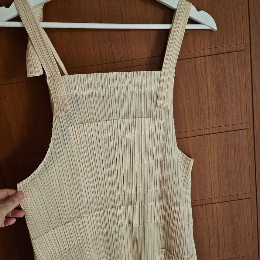 [BUNJANG] Pleats Please Apron Dress / 플리츠플리즈 멜빵원피스, 에이프런원피스