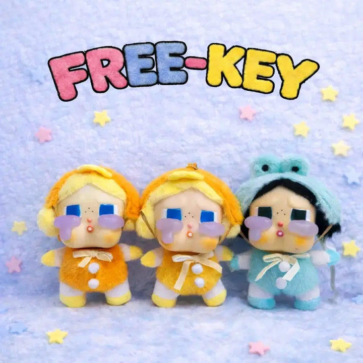 [BUNJANG] Crybaby Crying Again Duck Frog Keyring / [새상품] 크라이베이비 크라잉어게인 오리 개구리 키링