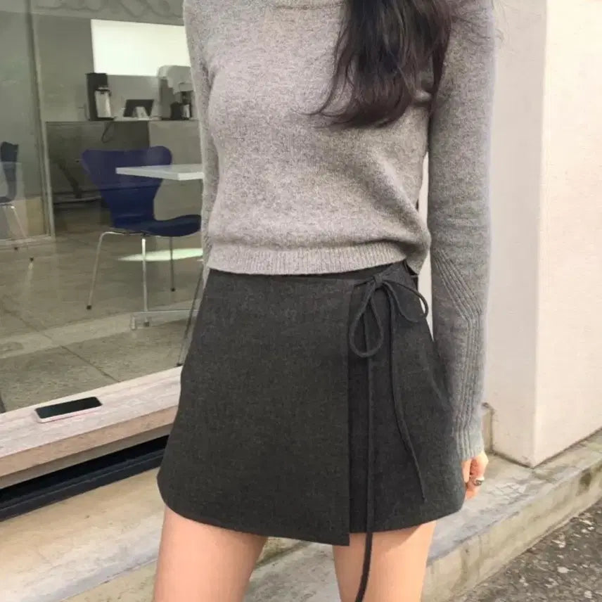 [BUNJANG] LePlain Kiko Wrap Skirt / 르플레인 스커트