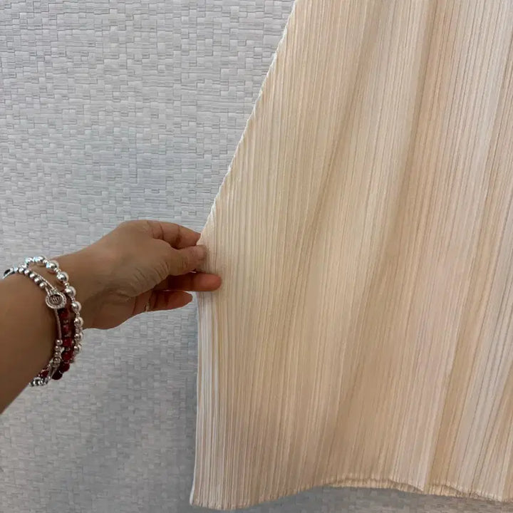 [BUNJANG] Pleats Please December Monthly Skirt Off-White / 플리츠플리즈 12월 먼슬리 스커트 오프화이트