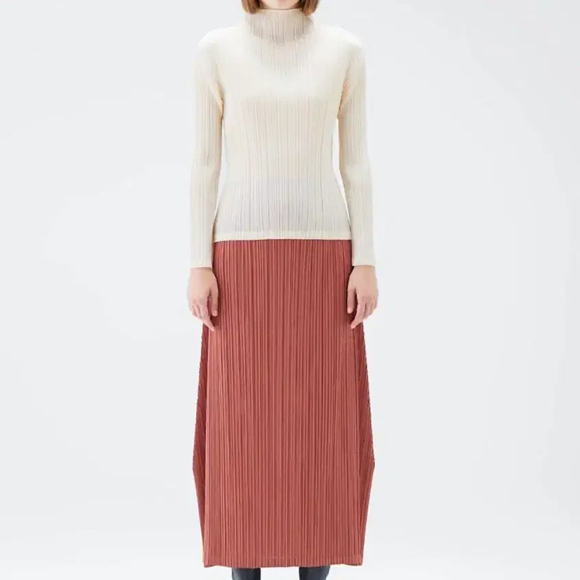 [BUNJANG] Pleats Please December Monthly Skirt Off-White / 플리츠플리즈 12월 먼슬리 스커트 오프화이트