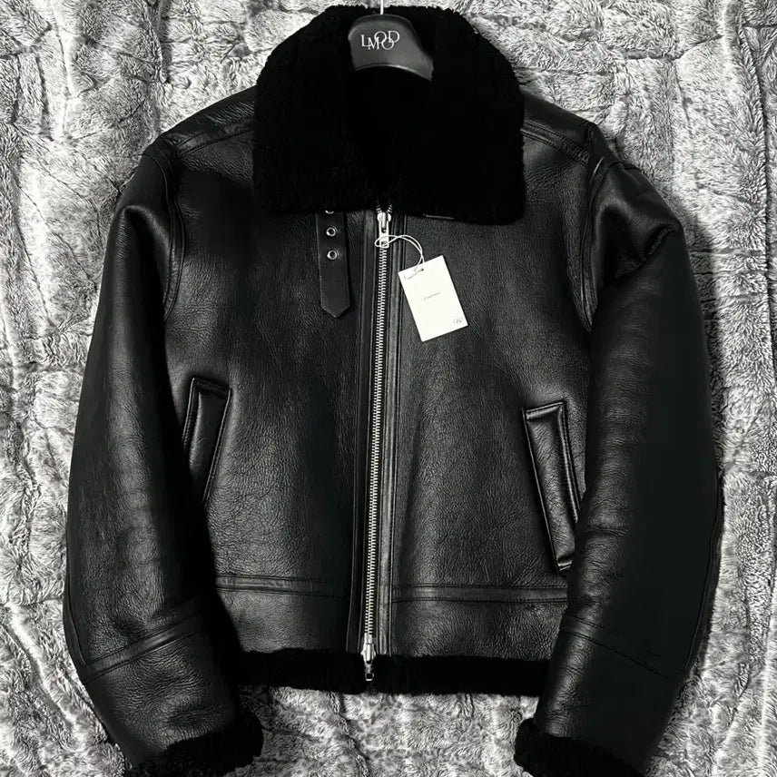 [BUNJANG] Elmood Pomade Classic Lambskin Mouton Jacket / [48] 엘무드 포마드 클래식 무스탕