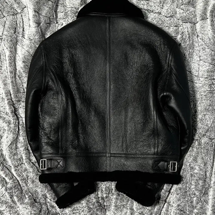 [BUNJANG] Elmood Pomade Classic Lambskin Mouton Jacket / [48] 엘무드 포마드 클래식 무스탕