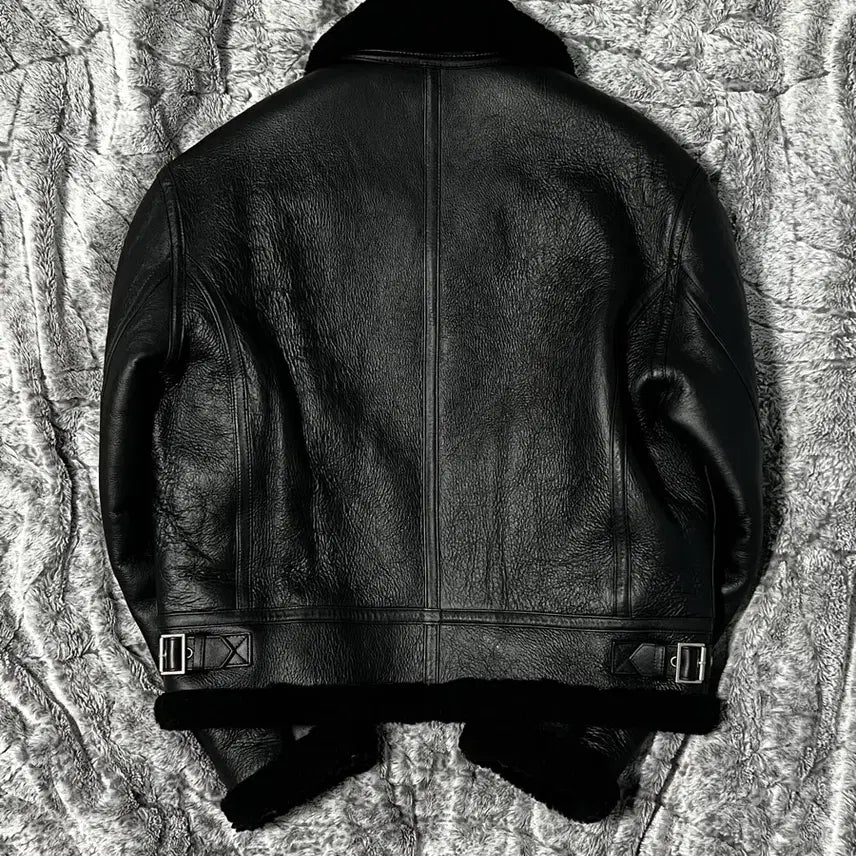 [BUNJANG] Elmood Pomade Classic Lambskin Mouton Jacket / [48] 엘무드 포마드 클래식 무스탕