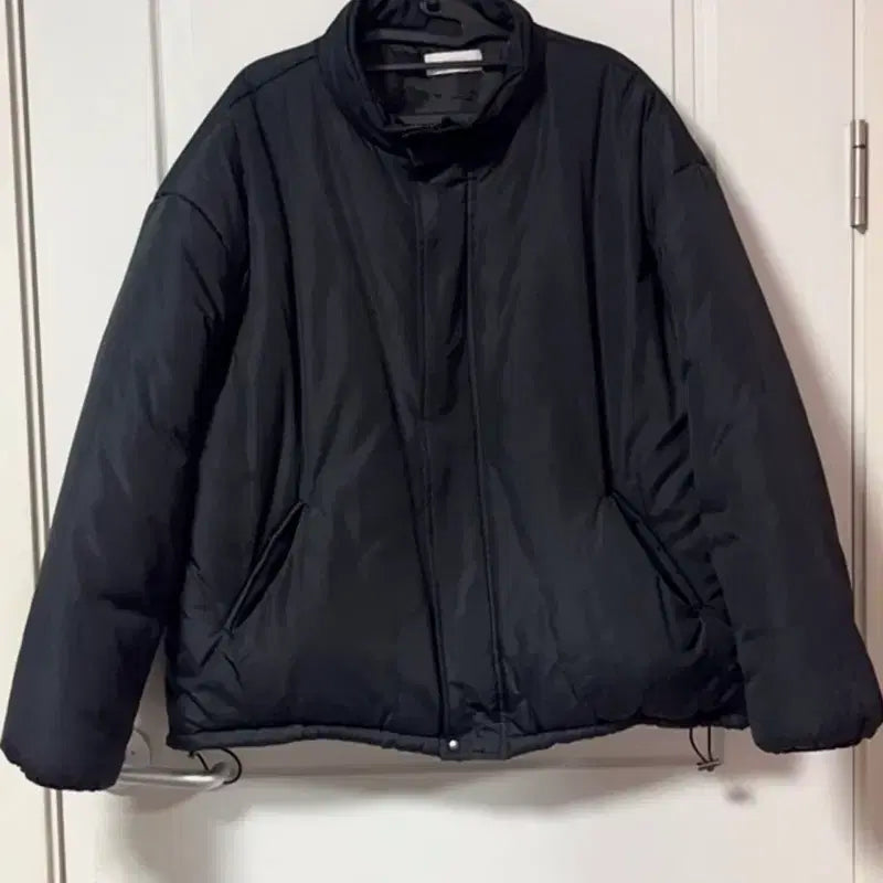 [BUNJANG] Unisex Black Ultralight Jumper / 간절기용 블랙 초경량 점퍼 자켓(남여공용)