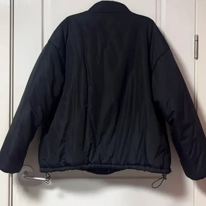 [BUNJANG] Unisex Black Ultralight Jumper / 간절기용 블랙 초경량 점퍼 자켓(남여공용)