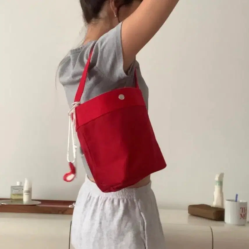 [BUNJANG] Hague Bread Bag Red Handbag / 헤이그 가방