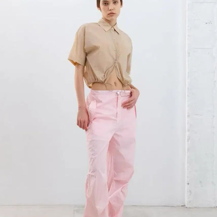 [SOLD OUT] 클루투 Miss.Anny Pants 파라슈트 팬츠 핑크