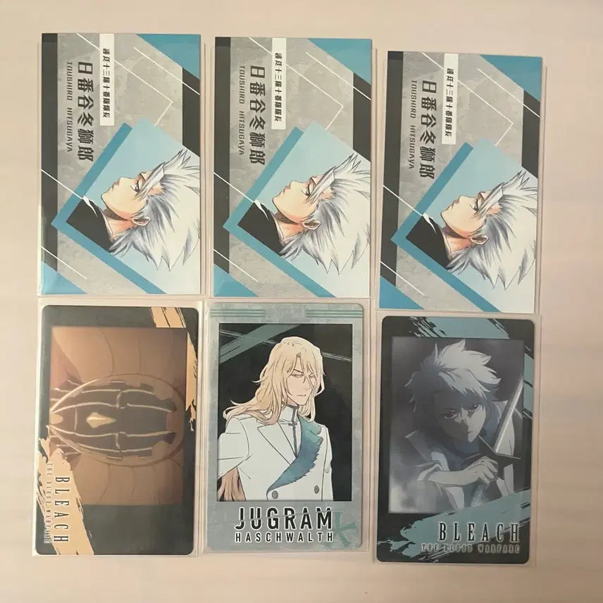[BUNJANG] Bleach Toushiro Jump Shop Card &amp; Snap Maid Set / 블리치 명함 지류 판매