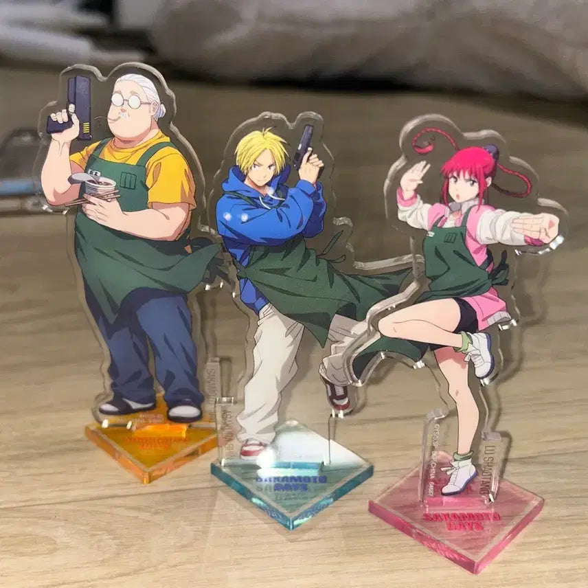 [BUNJANG] Sakaday Shop Crew Acrylic Stand Set / 사카데이 상점조 아크릴스탠드