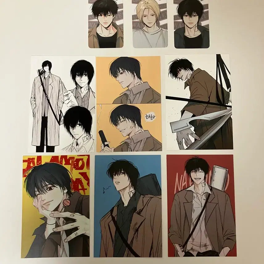 [BUNJANG] Sakamoto Days Nagumo, Young-o, So, Natsuki Bundle Set Postcard and Photocard / 사카모토데이즈 나구모 영오님 쏘님 엽서 포토카드 비공식 일괄 나츠키 신