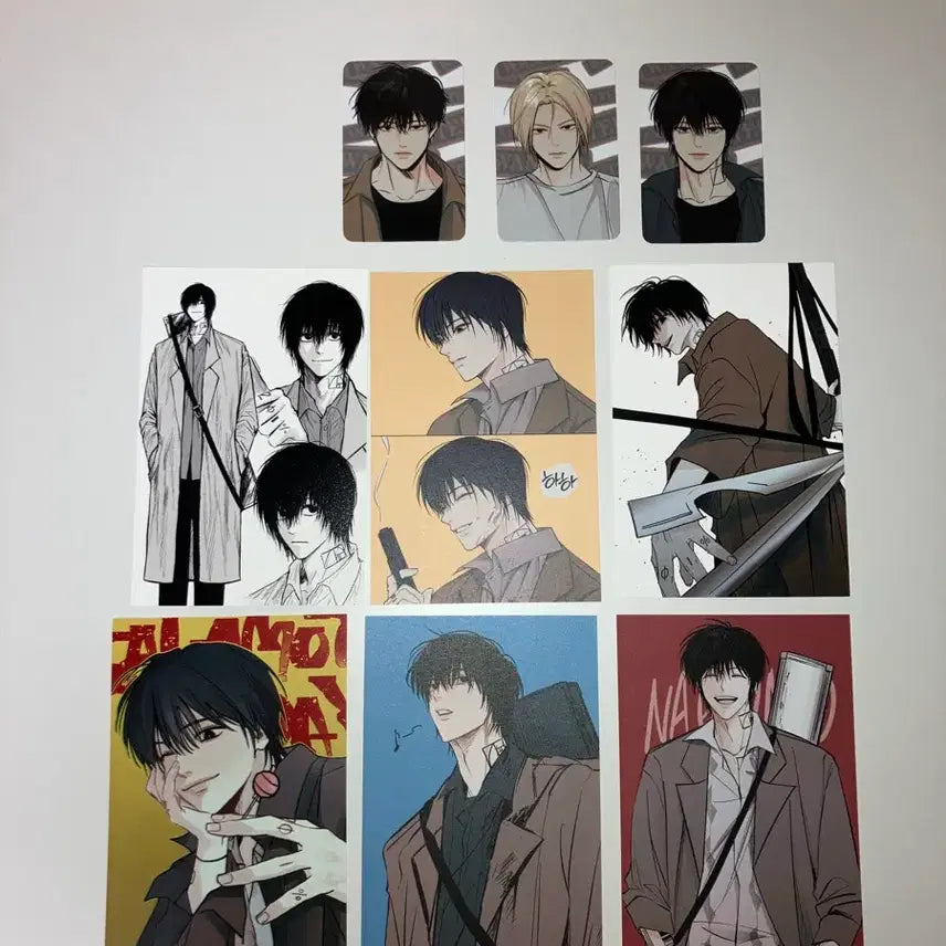 [BUNJANG] Sakamoto Days Nagumo, Young-o, So, Natsuki Bundle Set Postcard and Photocard / 사카모토데이즈 나구모 영오님 쏘님 엽서 포토카드 비공식 일괄 나츠키 신