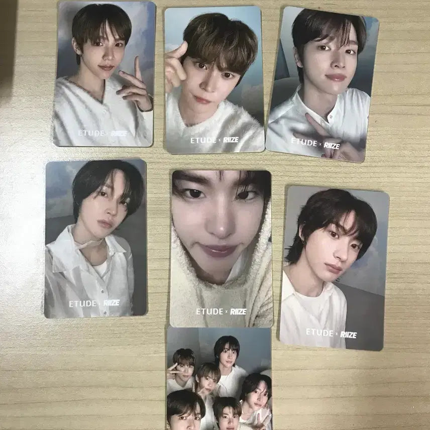 [BUNJANG] Etude RIIZE Photocard Set / 에뛰드 라이즈  포토카드 세트 양도합니다!