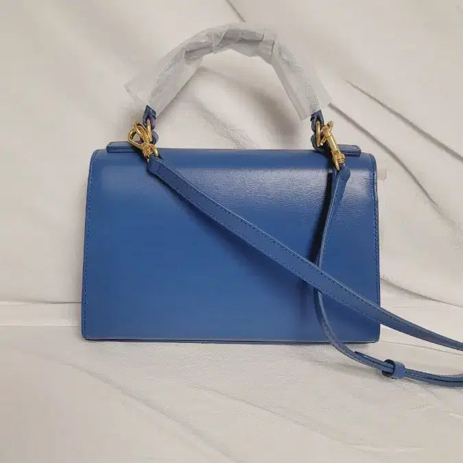 [BUNJANG] TIME New Blue Satchel Crossbody Bag / 타임 새상품 블루 사첼 크로스백