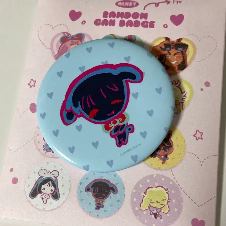 [BUNJANG] Ateez Alien Stage Ivan Random Badge / 에이스테 에일리언 스테이지 토끼 이반 랜덤 캔뱃지 판매