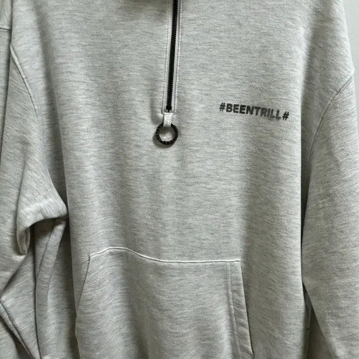 [BUNJANG] Vintirill Essential Oversized Half-Zip Sweatshirt / 빈트릴 에센셜 오버핏 하프집업 반집업 맨투맨