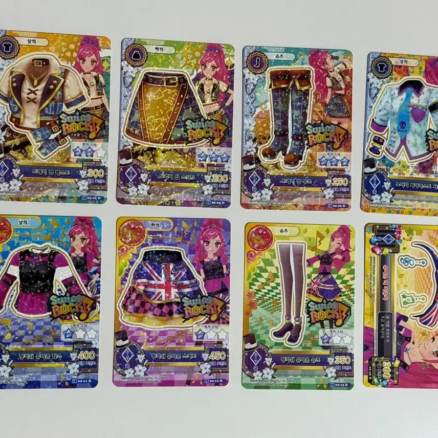[BUNJANG] Aikatsu School Uniform Rare Card Bundle / 아이엠스타 아이카츠 스쿨룩 프레 조각 한판 카드 대량 양도