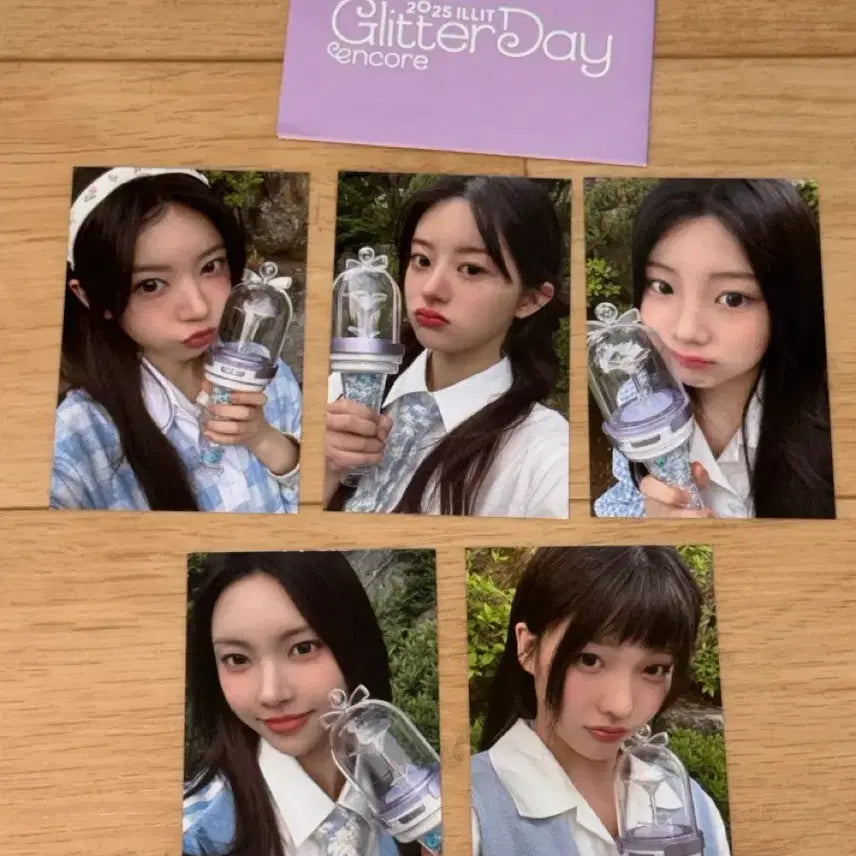 [BUNJANG] ILLIT Glitterday Glit Zone Photocard Bundle Set / 아일릿 글리터데이 글릿존 포카 일괄 양도