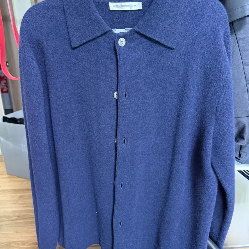 [BUNJANG] Intempo Mood Navy Cardigan / 인템포무드 네이비 가디건