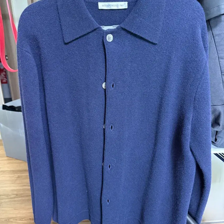 [BUNJANG] Intempo Mood Navy Cardigan / 인템포무드 네이비 가디건