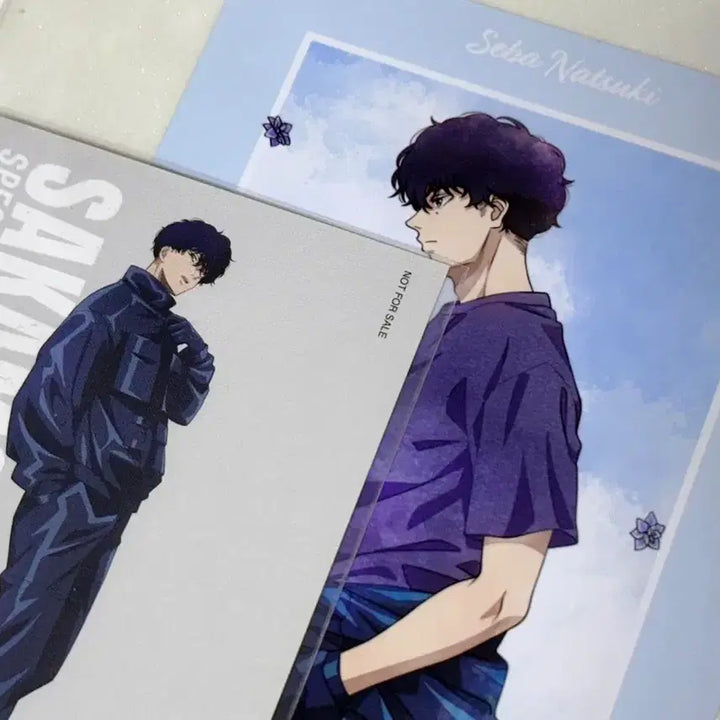 [BUNJANG] Sakamoto Days Natsuki Seba POB Bundle Set / 사카모토데이즈 세바 나츠키 특전 브로마이드 베이스야드 팝업 포카 지류