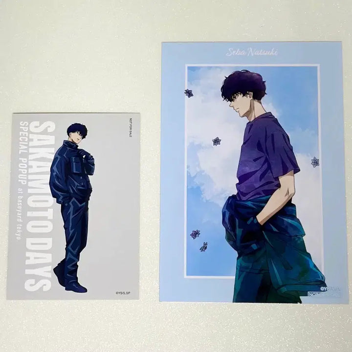[BUNJANG] Sakamoto Days Natsuki Seba POB Bundle Set / 사카모토데이즈 세바 나츠키 특전 브로마이드 베이스야드 팝업 포카 지류