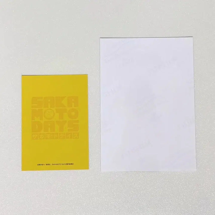 [BUNJANG] Sakamoto Days Natsuki Seba POB Bundle Set / 사카모토데이즈 세바 나츠키 특전 브로마이드 베이스야드 팝업 포카 지류