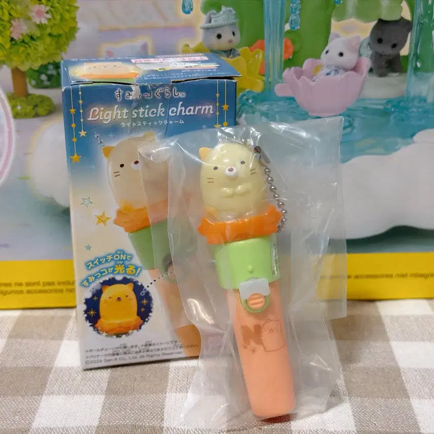 [BUNJANG] Sumikko Gurashi Light Stick Charm Doll Keychain / 스미코구라시 라이트 스틱 참 인형 키링