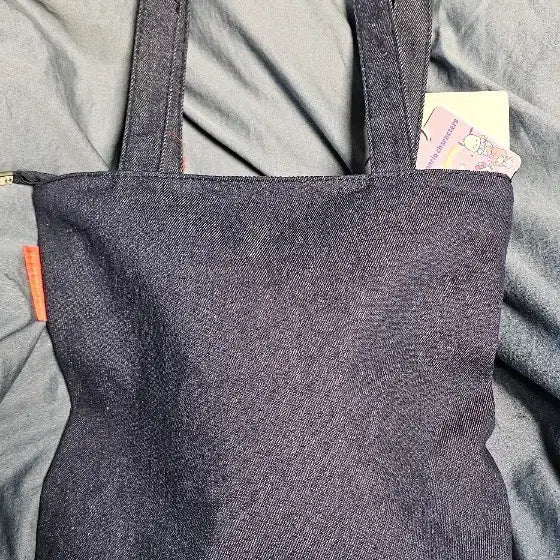 [BUNJANG] Hello Kitty Denim Tote Bag / 헬로키티 데님 에코백 토트백 가방