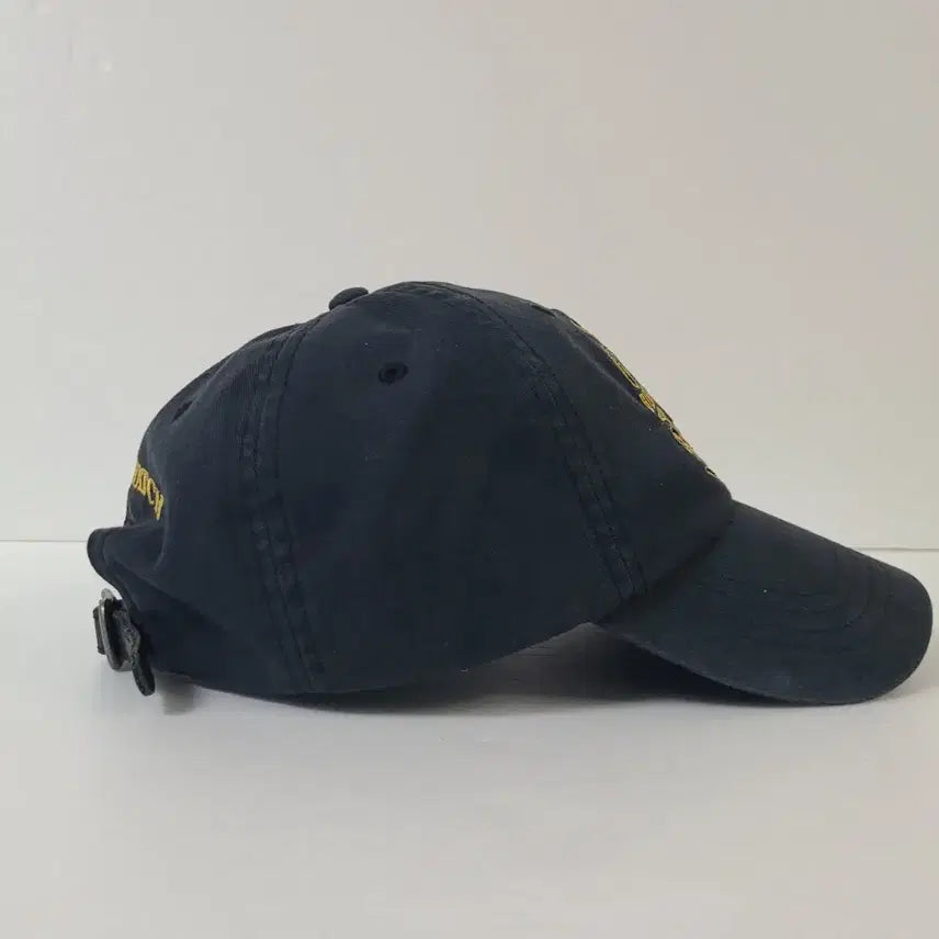 [BUNJANG] Polo Ralph Lauren Blackwatch Leather Strap Ball Cap / 2000s 폴로 랄프로렌 블랙와치 빅포니 가죽스트랩 빈티지 모자 볼캡