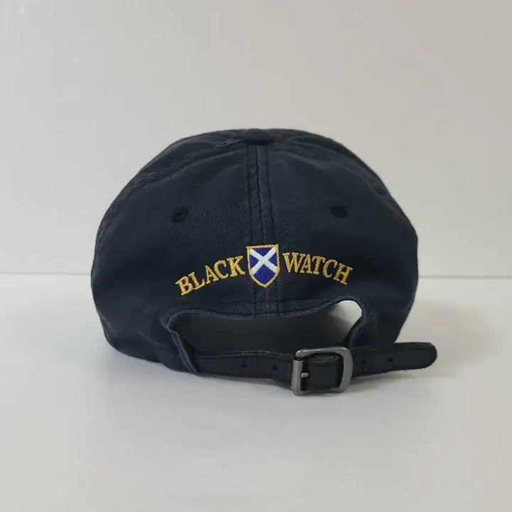 [BUNJANG] Polo Ralph Lauren Blackwatch Leather Strap Ball Cap / 2000s 폴로 랄프로렌 블랙와치 빅포니 가죽스트랩 빈티지 모자 볼캡