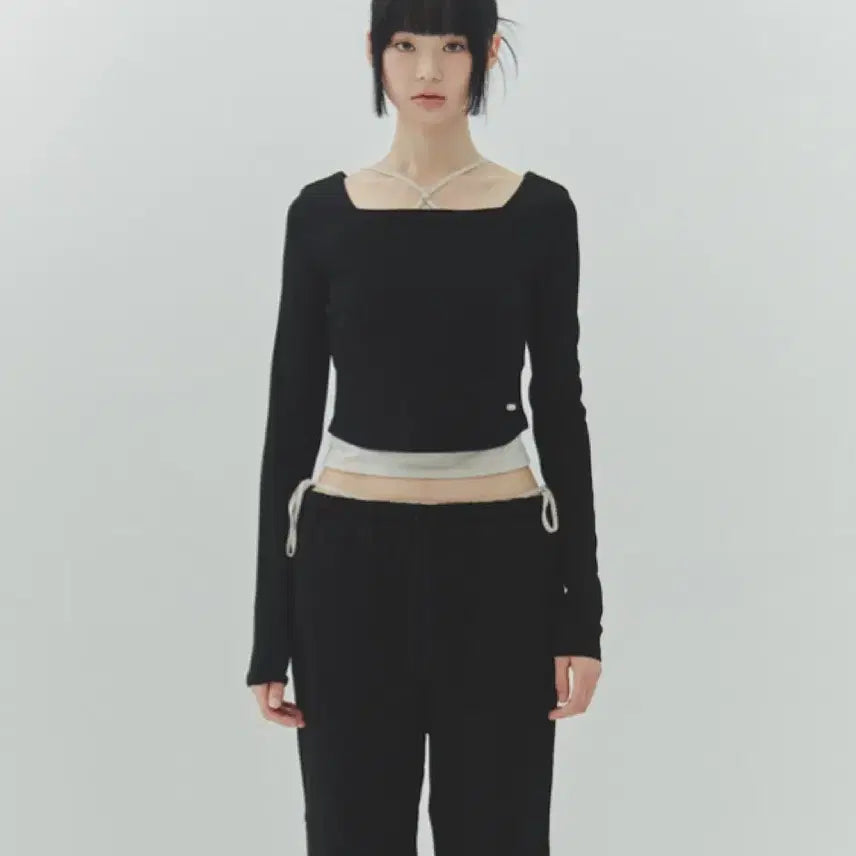 [BUNJANG] Pain Or Pleasure Lower Square Top White S / 페인오어플레져 lower square top (새상품)