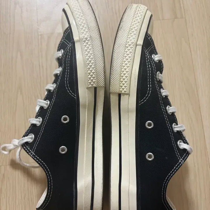 [BUNJANG] Converse Chuck 70 Low Black Sneakers / 컨버스 척 70 로우 블랙 260사이즈