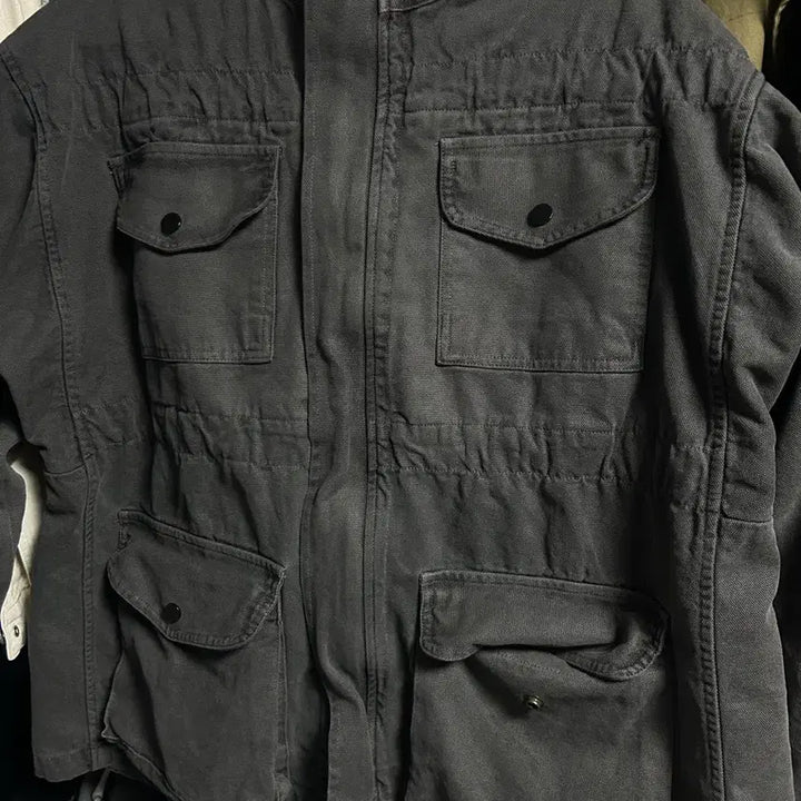 [BUNJANG] Charcoal Half Jacket / [새거] 차콜 하프 자켓