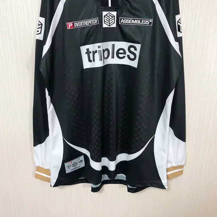 [BUNJANG] Over The Peach x TripleS Team SSS Assemble 25 Jersey / Long Sleeve Black (XXL) / 오버더피치X트리플에스 팀SSS 어셈블25져지/롱슬리브 블랙 노마킹 XXL