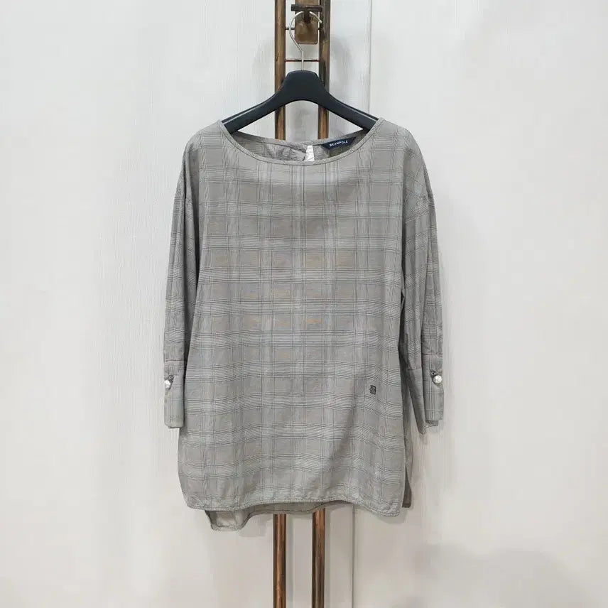[BUNJANG] Beanpole Ladies Glen Check Loose Fit Shirt / (kk69221)빈폴레이디스 글렌 체크 루즈핏 셔츠 95
