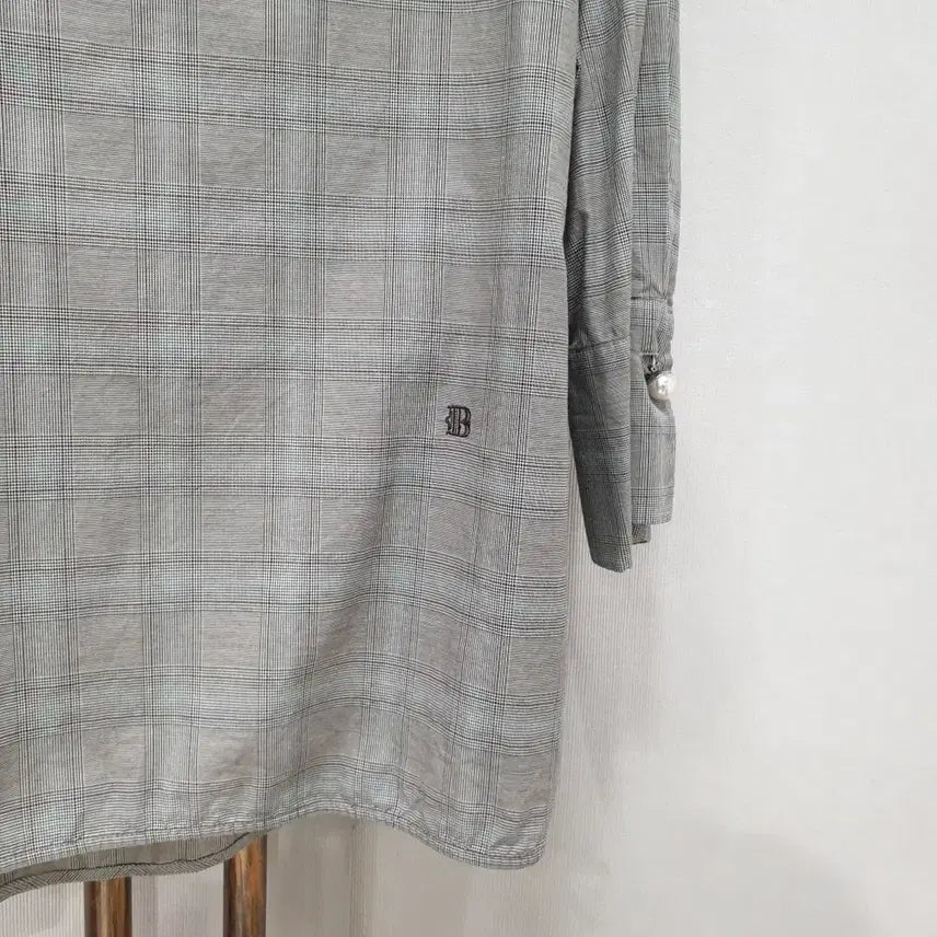 [BUNJANG] Beanpole Ladies Glen Check Loose Fit Shirt / (kk69221)빈폴레이디스 글렌 체크 루즈핏 셔츠 95