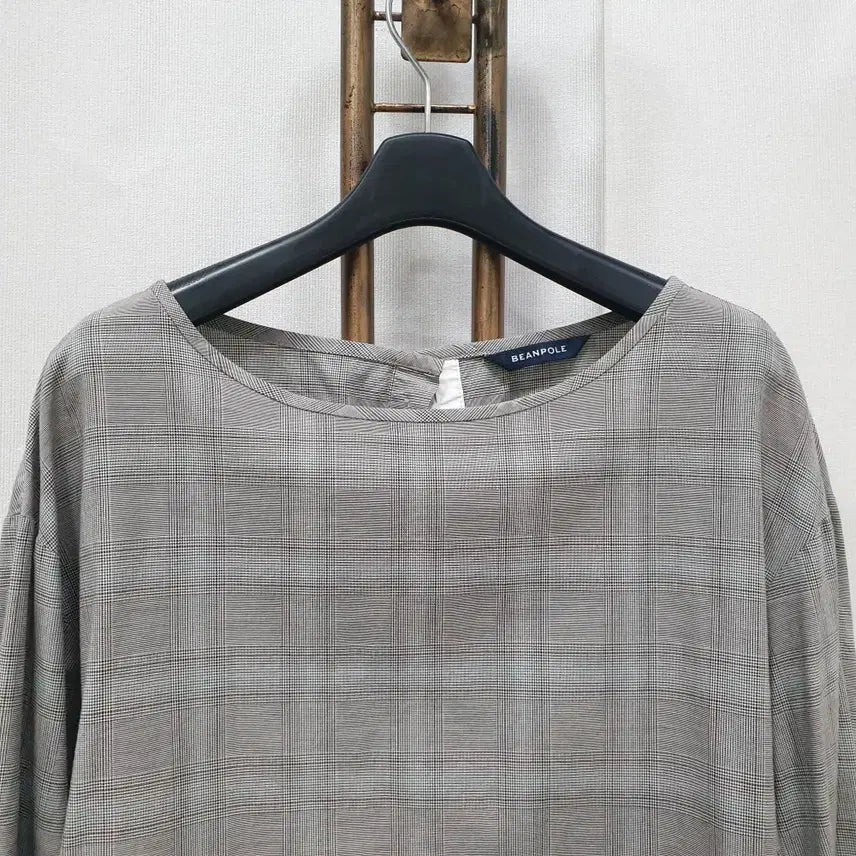 [BUNJANG] Beanpole Ladies Glen Check Loose Fit Shirt / (kk69221)빈폴레이디스 글렌 체크 루즈핏 셔츠 95