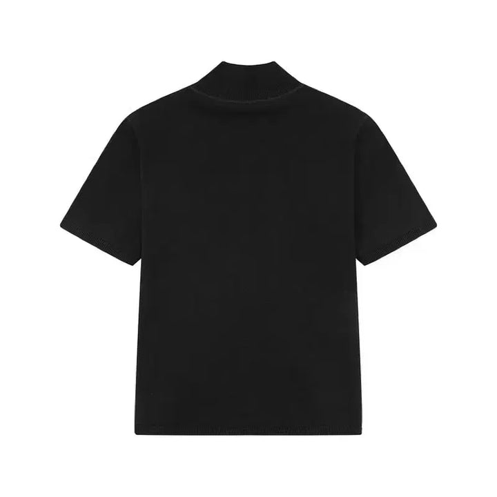 [BUNJANG] Alexander Wang Logo Patch Turtleneck T-shirt / 국문탭) 알렉산더왕 로고 목폴라 티셔스 (새상품 컨디션)