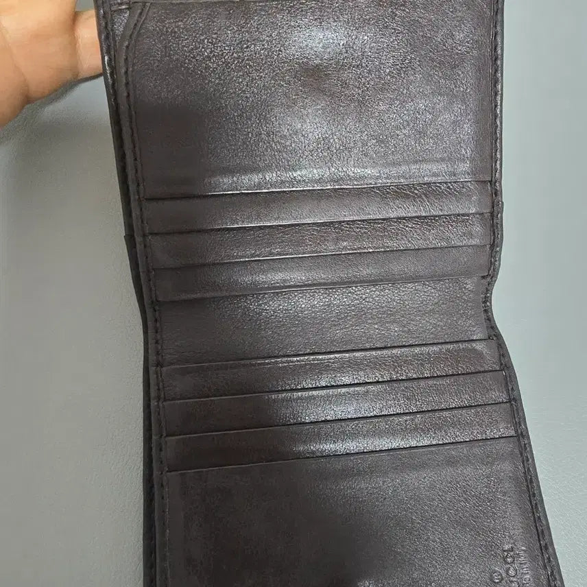 [BUNJANG] Gucci Sima Wallet Brown / 구찌 시마 반지갑 브라운 리본장식