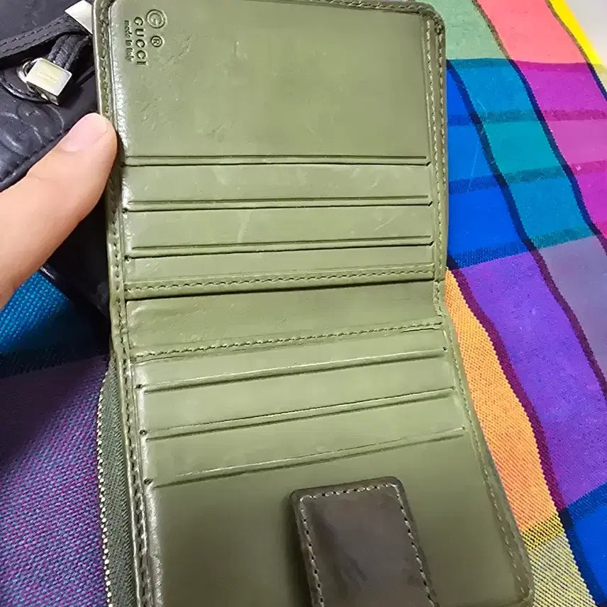 [BUNJANG] Gucci Sima Wallet Brown / 구찌 시마 반지갑 브라운 리본장식
