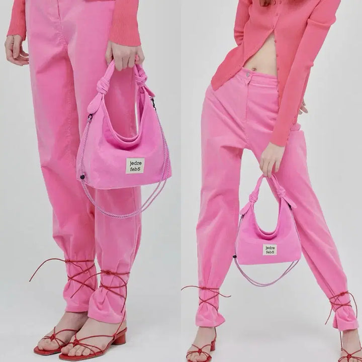 [BUNJANG] JEDREFEB5 Mini Goody Bag Pink Cotton Twill / 제드레페브5/ 미니 구디백 핑크(새상품)