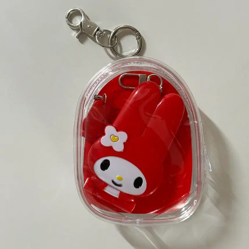 [BUNJANG] My Melody Folder Phone Keychain / 마이멜로디 폴더폰 키링