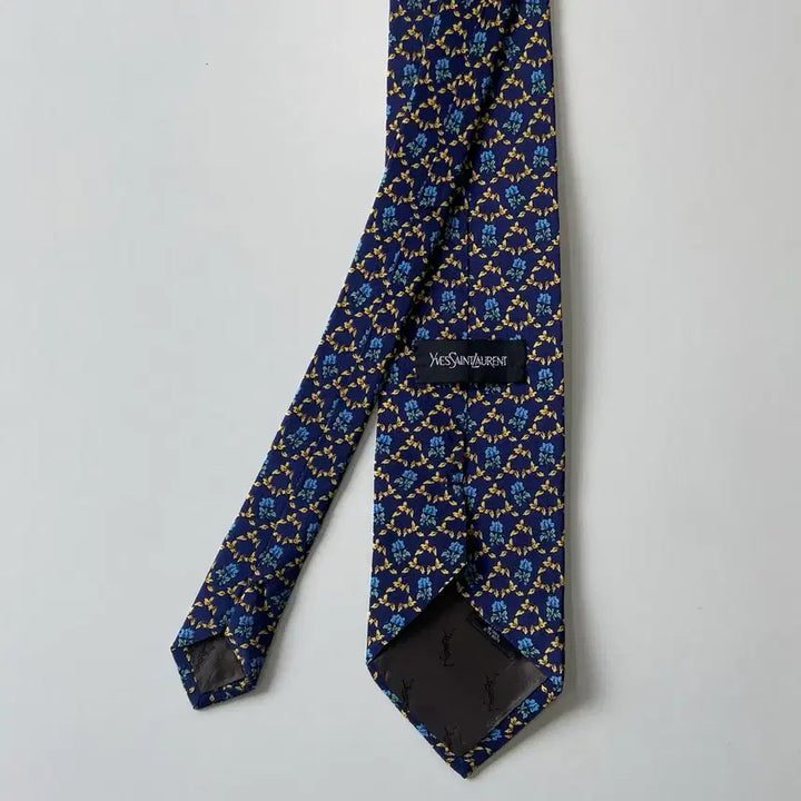 [BUNJANG] YSL Yves Saint Laurent Silk Necktie / YSL 입생로랑  명품 정품 넥타이